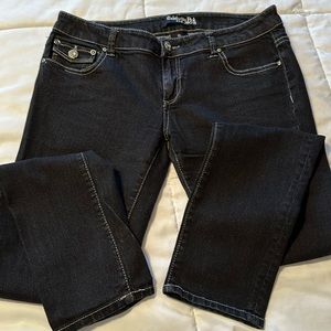 Black stretch jeans